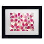 Trademark Fine Art Cora Niele 'Ruby Red and White Tulips' 11" x 14" Matted Framed (190836309221)