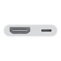 Apple Lightning to HDMI Adapter for iPhones/iPad/iPod with Lightning Connector, White (MD826AM/A)