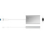j5create USB to VGA Adapter, M/F, Silver (JUA311)