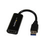 StarTech 2.4" Slim USB 3.0 to HDMI External Multi Monitor Video Card Adapter, Black (65dcf2c2e8837636b11a0df2_ud)