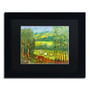 Trademark Fine Art ''Balds in the Field'' by Manor Shadian 11" x 14" Black Matted Black Frame (MA0622-B1114BMF)