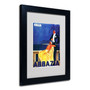Trademark Fine Art 'Italia Abbazia' Matted Art Black Frame 11x14 Inches (65dcf2cae8837636b11a0e6c_ud)