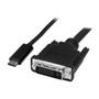 StarTech.com® 6' USB-C to DVI Male/Male Adapter Cable, Black (65dcf304e8837636b11a10e9_ud)