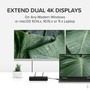 Plugable 4K DisplayPort and HDMI Dual Monitor Adapter for USB 3.0 & USB-C (65dcf319e8837636b11a1203_ud)