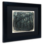 Trademark Patty Tuggle "Forest Dreams" Art, Black Matte With Black Frame, 11" x 14" (65dcf322e8837636b11a127a_ud)