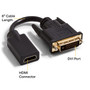 NXT Technologies™ NX50637 0.5' HDMI/DVI-D Video Adapter, Black (65dcf324e8837636b11a12b5_ud)