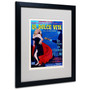 Trademark Fine Art 'La Dolce Vita' 16" x 20" Black Frame Art (65dcf336e8837636b11a135d_ud)