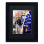 Trademark Fine Art ''Phone me to New York'' by Philippe Hugonnard 11" x 14" Black Matted Black Frame (PH0100-B1114BMF)