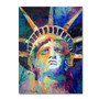 Trademark Fine Art 24" x 18" Canvas, Wood Statue (65dcf3a1e8837636b11a15e3_ud)