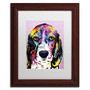 Trademark Fine Art Dean Russo '4 Beagle' 11" x 14" Matted Framed Art Print (190836160501)
