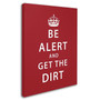 Trademark Megan Romo "Alert Dirt Marooned" Gallery-Wrapped Canvas Art, 26" x 32" (65dcf3b7e8837636b11a164b_ud)