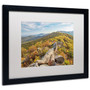 Trademark Pierre Leclerc "Autumn Ridge" Art, White Matte W/Black Frame, 16" x 20" (65dcf3efe8837636b11a1789_ud)