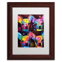 Trademark Fine Art Dean Russo 'Chihuahua 4x' 11" x 14" Matted Framed (190836167258)