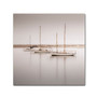Trademark Fine Art ''Three Boats'' by Moises Levy 14" x 14" Canvas Art (ALI1149-C1414GG)