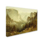 Trademark Thomas Hill "Hunting In Yosemite 1890" Gallery-Wrapped Canvas Art, 35" x 47" (65dcf438e8837636b11a18cc_ud)