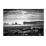 Trademark Fine Art Philippe Sainte-Laudy 'Black Dyrholaey' 12" x 19" Canvas Stretched (190836284788)