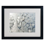 Trademark Kurt Shaffer "Frost Pattern in the Sun" Art, White Matte With Black Frame, 16" x 20" (65dcf4b7e8837636b11a1abc_ud)