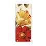 Trademark Fine Art Lisa Audit 'Poesie Florale Panel II' 10 x 24 (WAP0224-C1024GG)