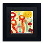 Trademark Fine Art ''Circle Encounters 7'' by Amy Vangsgard 11" x 11" Black Matted Black Frame (AV0097-B1111BMF)