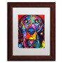 Trademark Fine Art Dean Russo 'Basset II' 11" x 14" Matted Framed Art Print (190836160808)