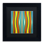 Trademark Fine Art ''Fury Pattern 1'' by Amy Vangsgard  11" x 11" Black Matted Black Frame (AV0126-B1111BMF)