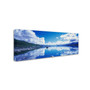 Trademark David Evans "Lake Tekapo Reflections-NZ" Gallery-Wrapped Canvas Art, 8" x 24" (65dcf59de8837636b11a1ea0_ud)