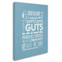 Trademark Megan Romo "Outgoing Guts I" Gallery-Wrapped Canvas Art, 26" x 32" (65dcf5ffe8837636b11a2051_ud)