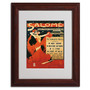 Trademark Richard Strauss "Poster of Opera Salome" Art, White Matte W/Wood Frame, 11" x 14" (65dcf62fe8837636b11a211b_ud)