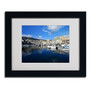 Trademark Philippe Sainte-Laudy "Bastia-Corsica" Art, White Matte With Black Frame, 11" x 14" (65dcf6c5e8837636b11a2386_ud)