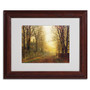 Trademark John Grimshaw "Whitby" Art, White Matte With Wood Frame, 11" x 14" (65dcf6dee8837636b11a2403_ud)