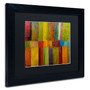 Trademark Michelle Calkins "Green Eggs and Ham" Art, Black Matte With Black Frame, 11" x 14" (65dcf740e8837636b11a25c4_ud)