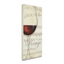 Trademark Daphne Brissonnet "Les Rouge" Gallery-Wrapped Canvas Art, 14" x 32" (65dcf74ce8837636b11a25dd_ud)