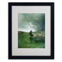 Trademark Giovanni Segantini "After Storm" Art, White Matte W/Black Frame, 16" x 20" (65dcf764e8837636b11a2663_ud)