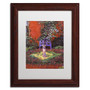 Trademark Fine Art David Lloyd Glover 'The Old Sundial' 11" x 14" Matted Framed (190836188802)