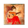Trademark Fine Art Joarez 'Vanessa' 18" x 18" Canvas Stretched Art Print (190836235674)