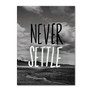 Trademark Fine Art Leah Flores 'Never Settle' 14 x 19 (ALI0704-C1419GG)