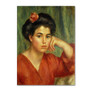 Trademark Fine Art 35" x 47" Wooden Frame Young Woman with a Rose 1907 (65dcf83ce8837636b11a2a19_ud)