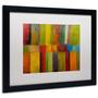 Trademark Michelle Calkins "Green Eggs and Ham" Art, White Matte With Black Frame, 16" x 20" (65dcf855e8837636b11a2a69_ud)