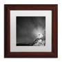 Trademark Fine Art ''Bass Harbor Sky'' by Moises Levy 11" x 11" White Matted Wood Frame (ALI1064-W1111MF)
