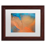 Trademark Fine Art Cora Niele 'Blue and Orange Flow' 11" x 14" Matted Framed Art Print (190836253401)