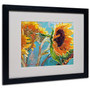 Trademark Fine Art 16" x 20" Acrylic Sun 11, Black (65dcf8c6e8837636b11a2c8d_ud)
