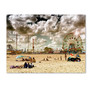 Trademark Fine Art Philippe Hugonnard 'Coney Island Beach' 14" x 19" Canvas Stretched (190836049431)