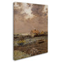 Trademark Jean Cazin "Landscape 1880" Gallery-Wrapped Canvas Art, 35" x 47" (65dcf8d1e8837636b11a2cb4_ud)