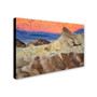 Trademark Pierre Leclerc "Zabriskie Sunrise" Gallery-Wrapped Canvas Art, 12" x 19" (65dcf8dee8837636b11a2cfb_ud)