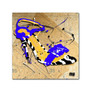 Trademark Fine Art Roderick Stevens 'Zebra Heel Blue' 18 x 18 (RS991-C1818GG)