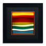 Trademark Fine Art ''Fury Sea 3'' by Amy Vangsgard 11" x 11" Black Matted Black Frame (AV0134-B1111BMF)