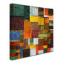 Trademark Michelle Calkins "Brocade Color Collage 1" Gallery-Wrapped Canvas Art, 24" x 24" (65dcf93de8837636b11a2ec7_ud)