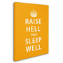 Trademark Megan Romo "Raise Hell III " Gallery-Wrapped Canvas Art, 14" x 19" (65dcf93ee8837636b11a2ed5_ud)