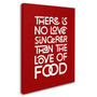 Trademark Megan Romo "Sincere Love of Food II" Gallery-Wrapped Canvas Art, 14" x 19" (65dcf949e8837636b11a2eef_ud)