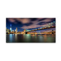 Trademark Fine Art ''Brooklyn Bridge and Downtown'' by David Ayash 24" x 47" Canvas Art (MA0628-C2447GG)